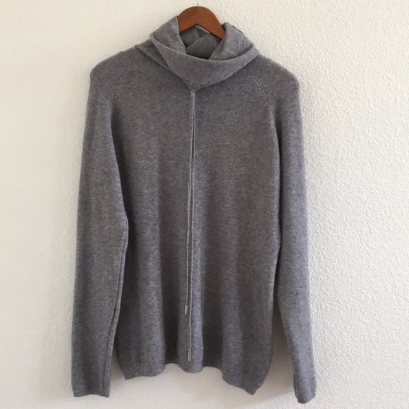 Cyrus Sweaters - {Cyrus} Sporty Cowl Neck Sweater